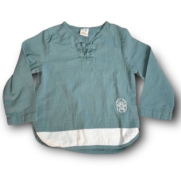 Buf no Tosessi, Toddler Luchador Lightweight Blouse 18-24M - Picture 1 of 8